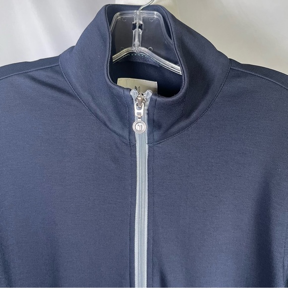 Linksoul Men's Greenskeeper Full Zip Layer Navy Blue Size Large - Picture 2 of 8